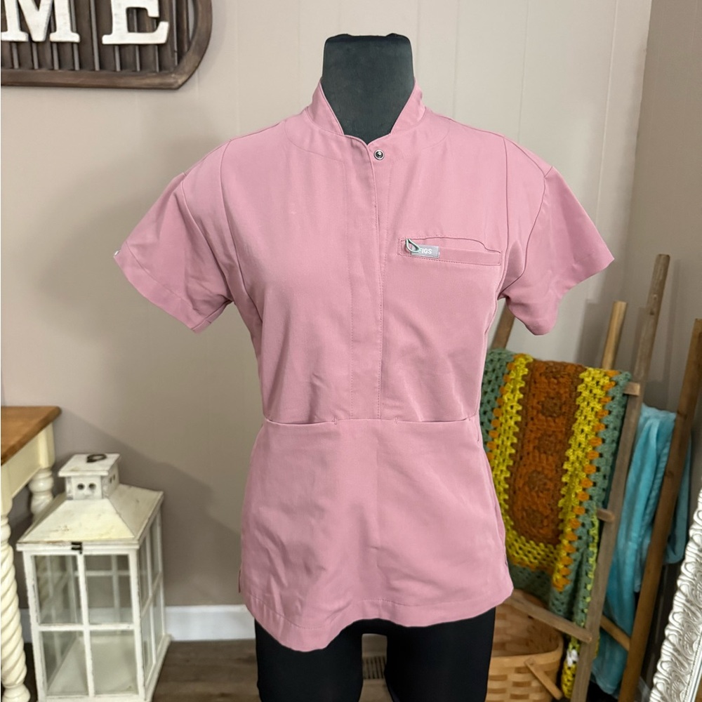 Figs • Mineral Mauve Tunis Scrub Top - Picture 6 of 15